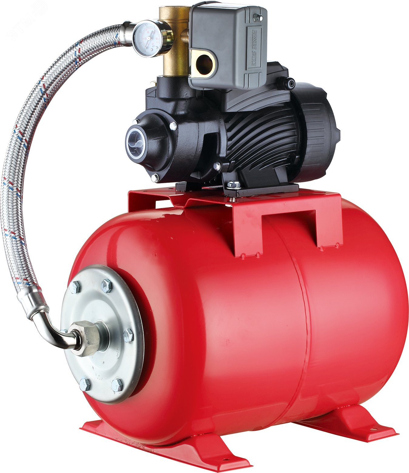 Изображение товара Насосная станция pumpman twe370 (370вт, hmax-36м, qmax-40л/мин, всас 8м, г/а 2л, плавный пуск) (шт)