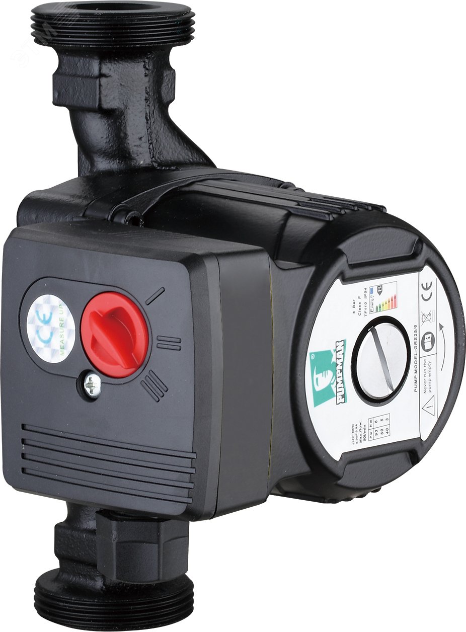 Изображение товара Циркуляционный насос Pumpman GRS25/6-130, 130мм, с гайками и кабелем