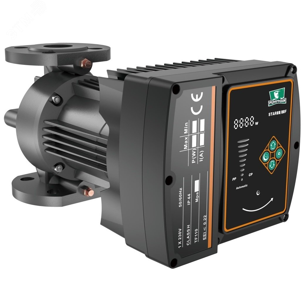 Изображение товара Насос циркуляционный Pumpman STAR50/18F-280 с частотным управлением