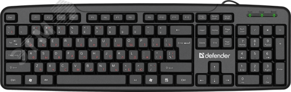 Клавиатура Astra HB-588 , полноразмерная, черный 45588 Defender - превью