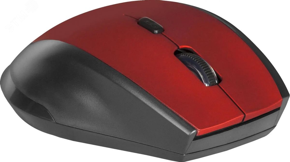 Мышь беспроводная Accura мм-365 800-1600 dpi, 6 кнопок, красный 52367 Defender - превью 3