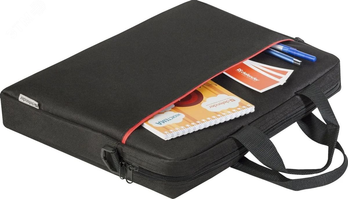 Сумка для ноутбука Lite 15.6'' черный, карман 26083 Defender - превью 6