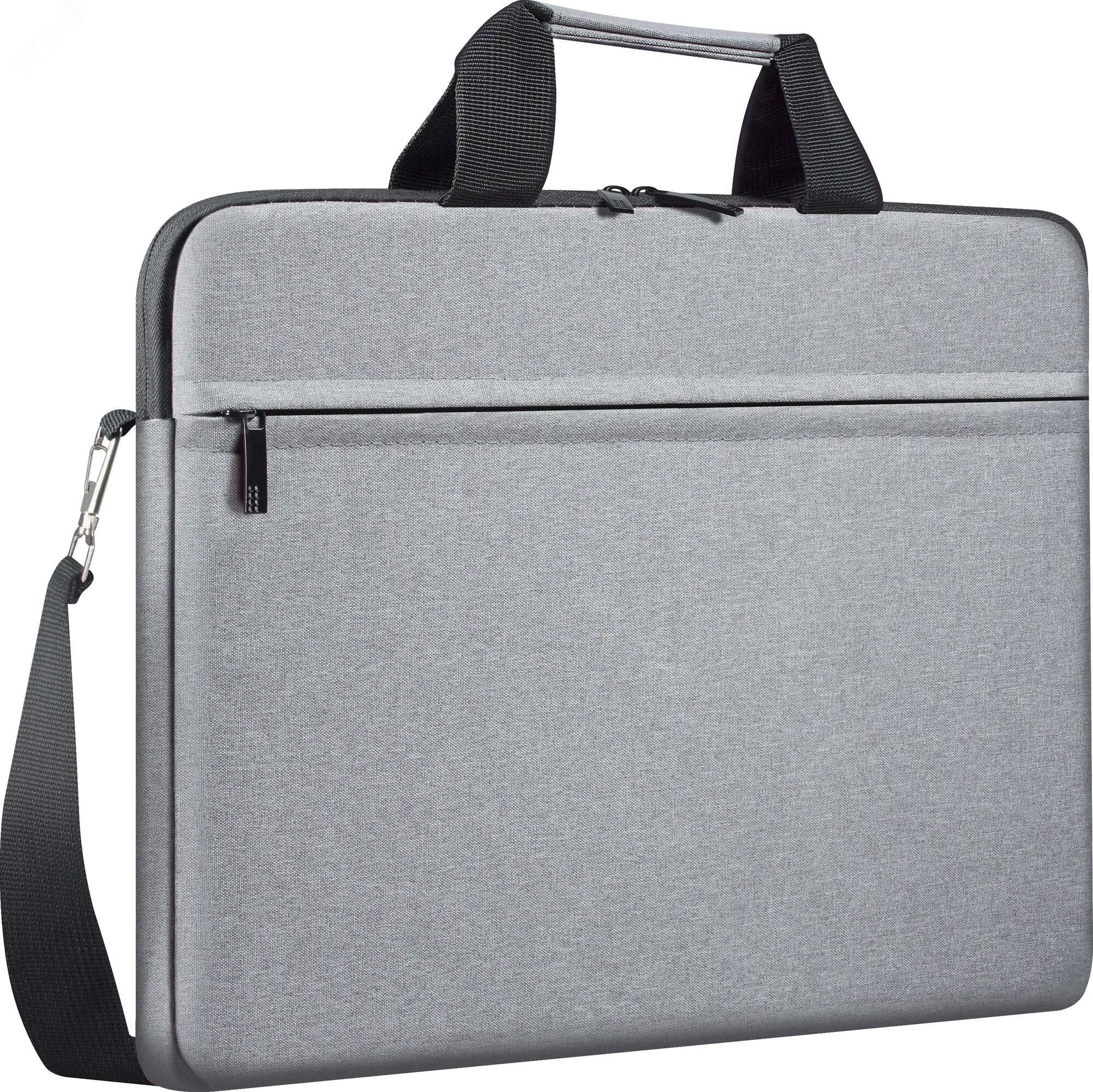 Изображение товара Сумка для ноутбука Tote 15.6'' серый, карман (шт) Изображение товара Сумка для ноутбука Tote 15.6'' серый, карман (шт)