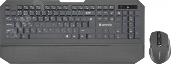 Изображение товара Комплект беспроводной клавиатуры и мыши Defender C-925 с длительным временем работы Изображение товара Комплект беспроводной клавиатуры и мыши Defender C-925 с длительным временем работы