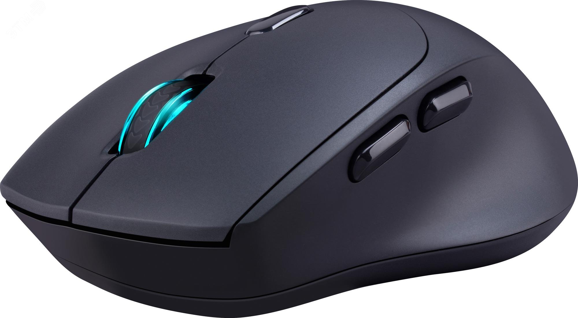 Изображение товара Мышь оптическая беспроводная Effect X MS-095 черный, 6D, 800-1600 dpi, бесшумные кнопки (шт)