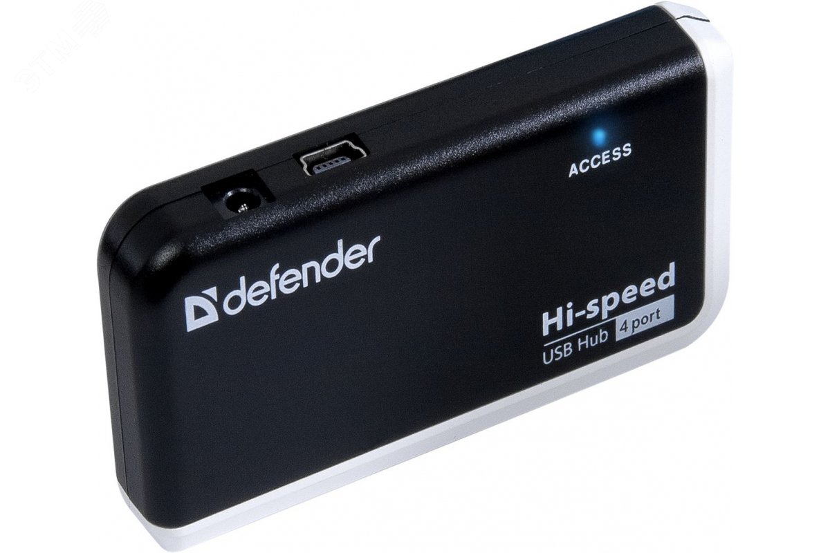 Разветвитель USB Quadro Infix USB 2.0, 4 порта 83504 Defender - превью 3