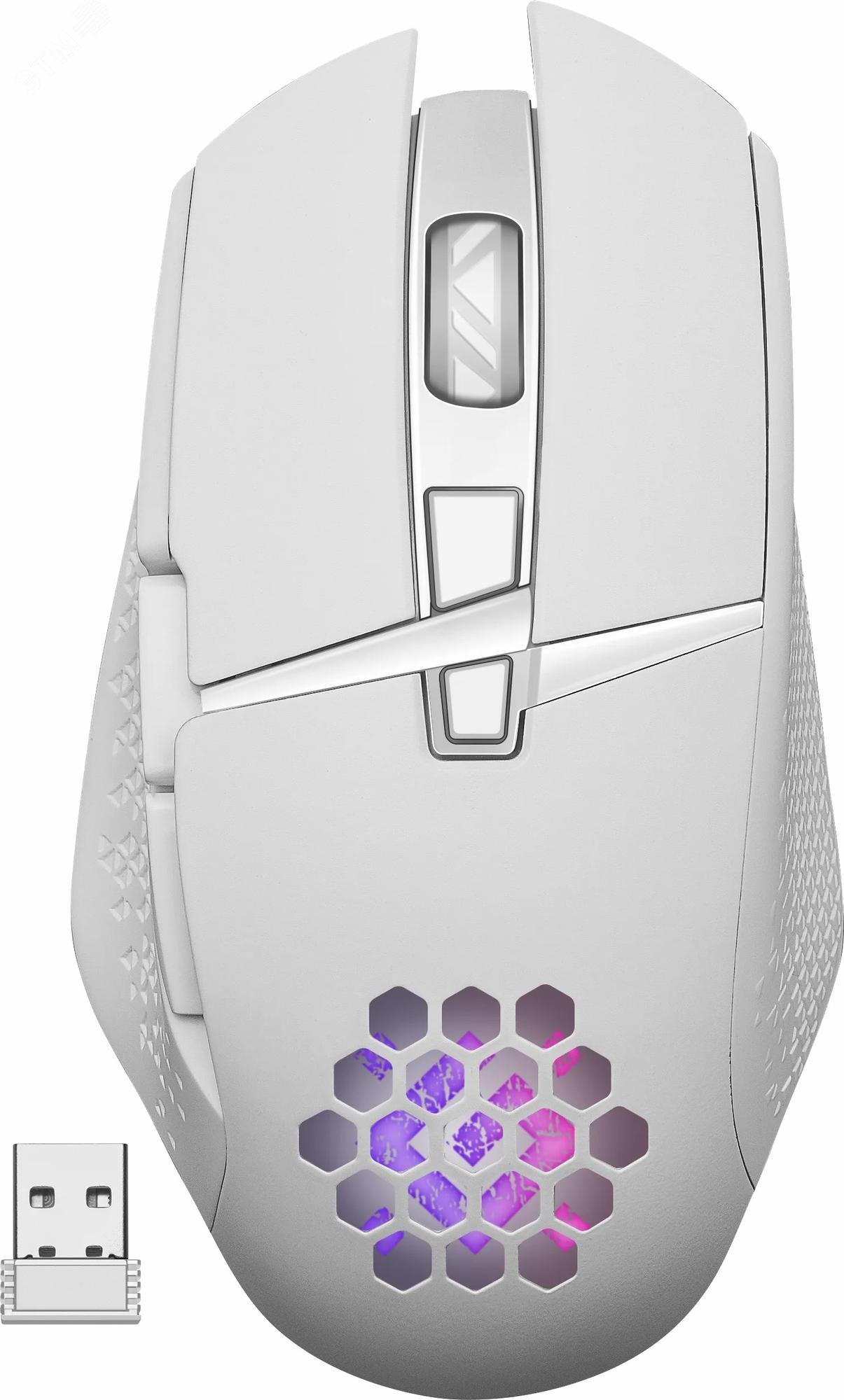 Изображение товара Мышь беспроводная игровая Glory GM-514 белый,LED,7D,400 мАч,3200dpi (шт) Изображение товара Мышь беспроводная игровая Glory GM-514 белый,LED,7D,400 мАч,3200dpi (шт)