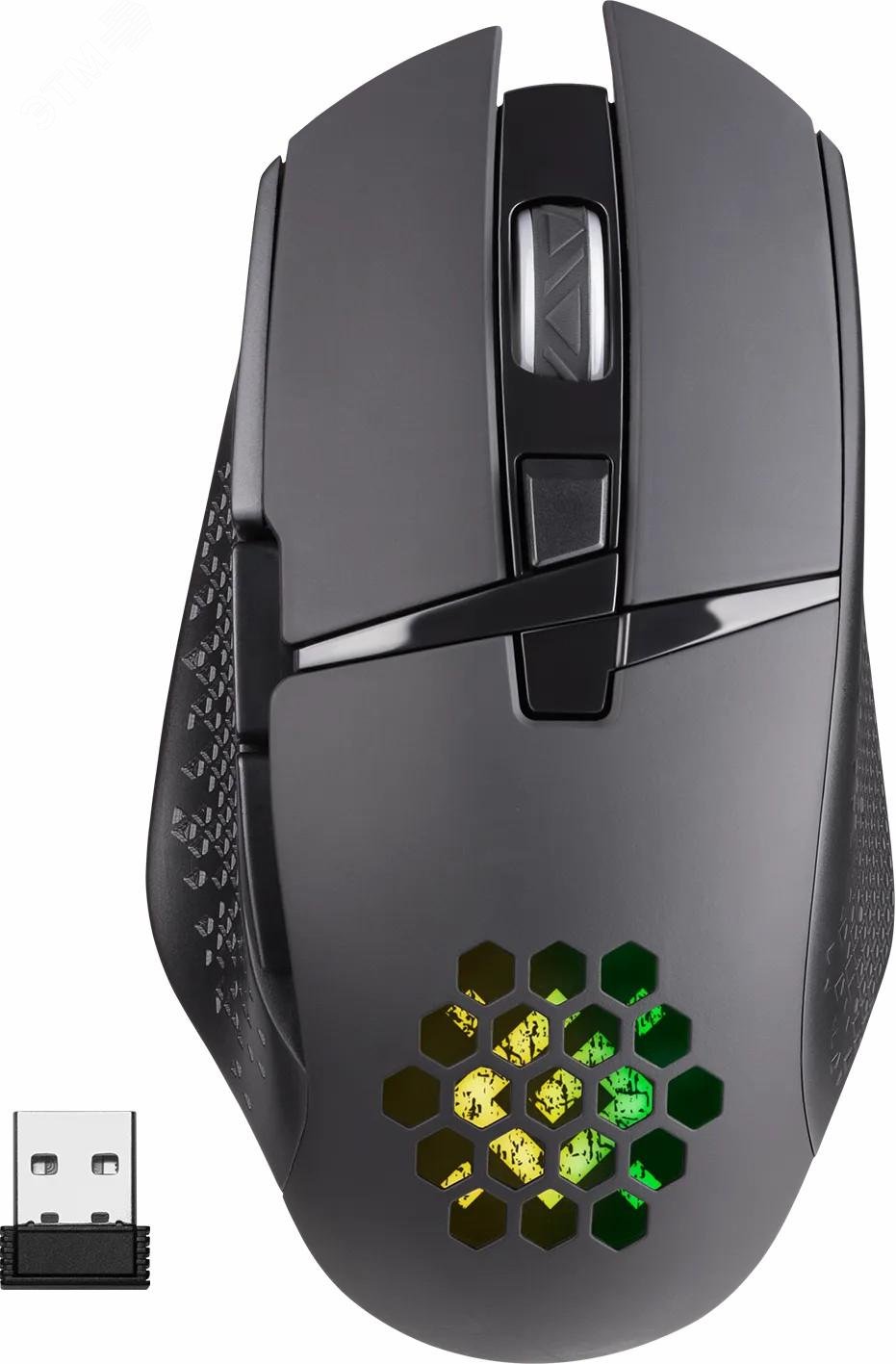 Изображение товара Мышь беспроводная игровая Glory GM-514 черный,LED,7D,400 мАч,3200dpi (шт) Изображение товара Мышь беспроводная игровая Glory GM-514 черный,LED,7D,400 мАч,3200dpi (шт)