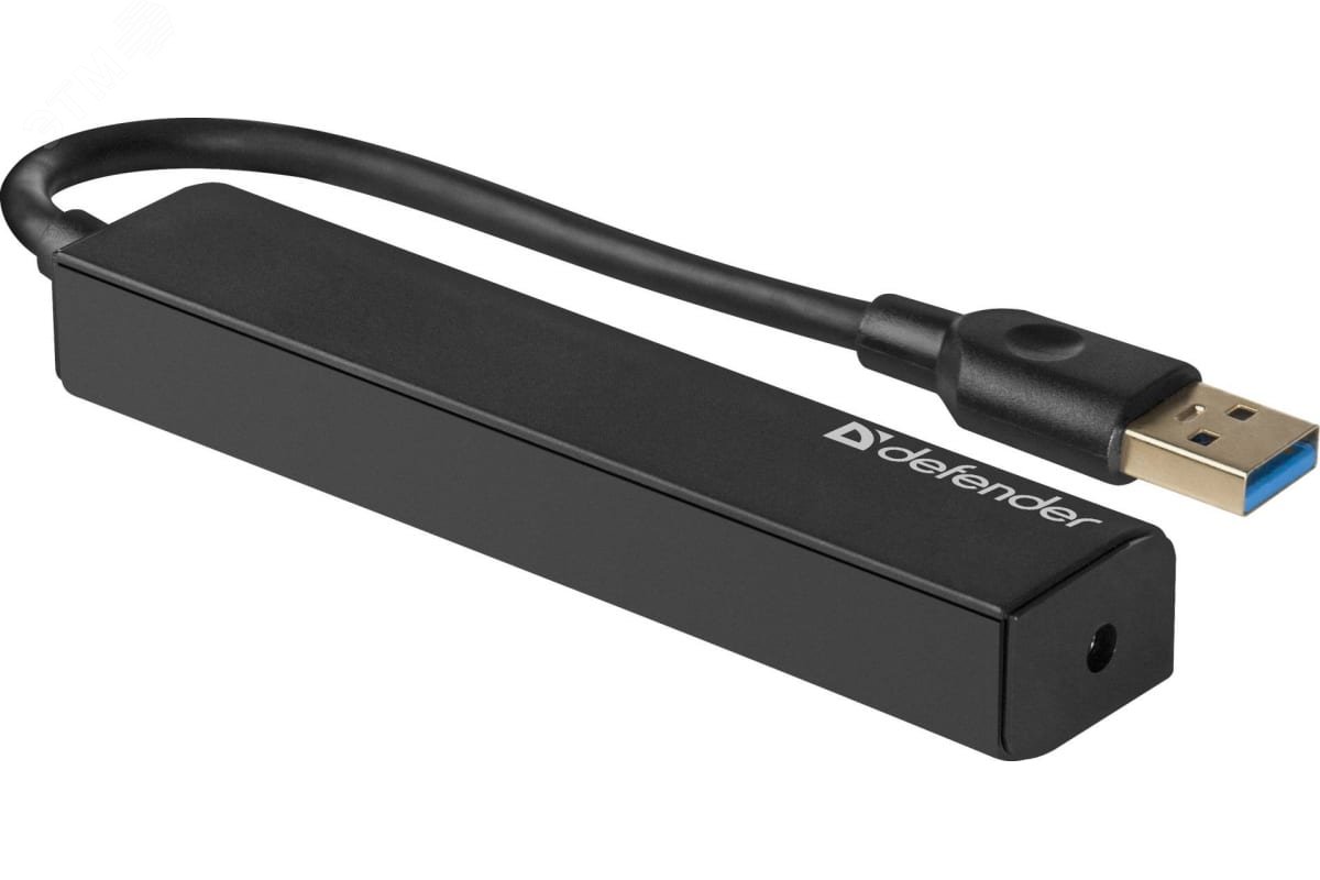 Разветвитель USB Quadro Express USB 3.0, 4 порта 83204 Defender - превью 2