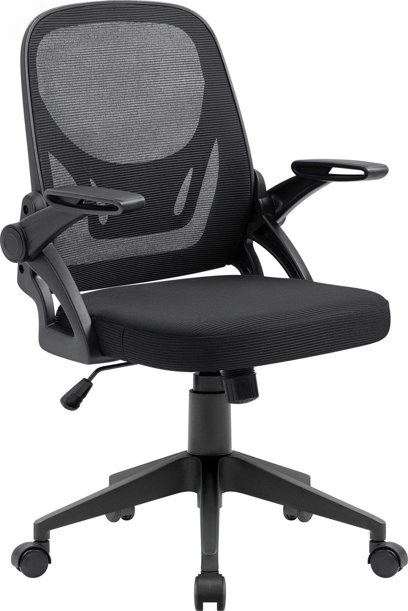 Изображение товара Кресло офисное Office черный, сетка, регулируемые подлокотники (шт)