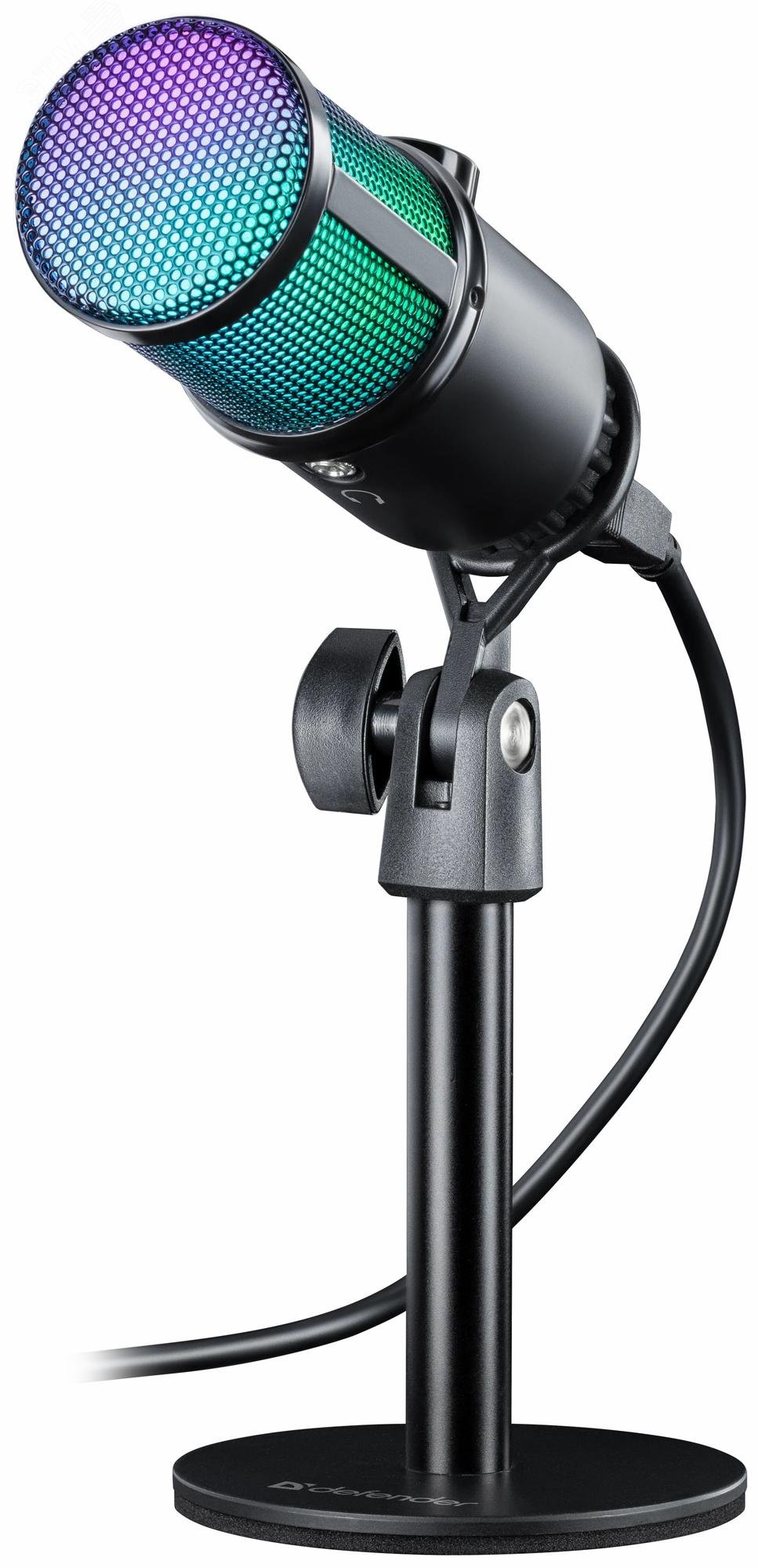 Изображение товара Стрим микрофон игровой Glow GMC 400 USB, провод 1.3 м (шт)