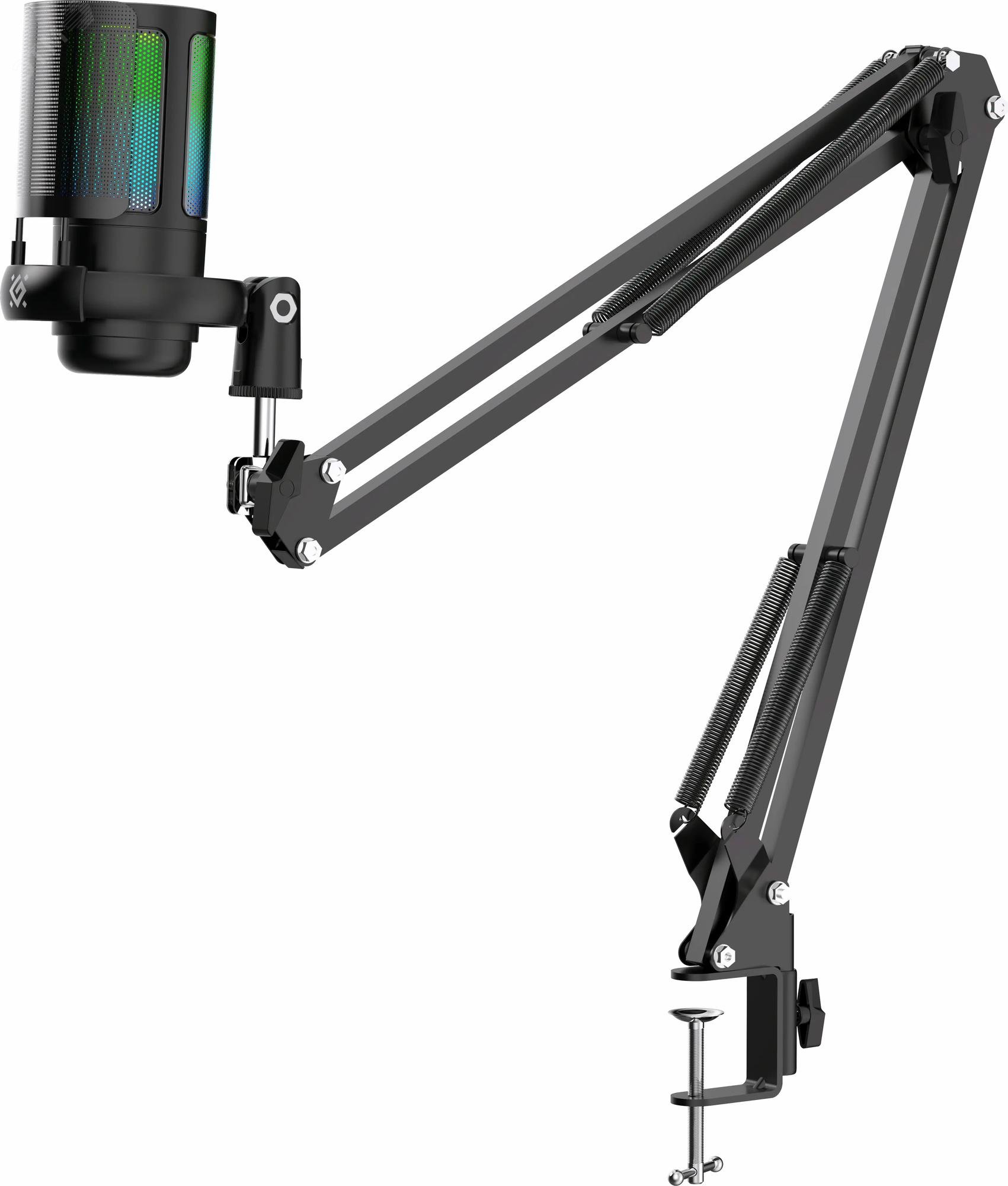 Изображение товара Стрим микрофон игровой Space GMC 550 USB, RGB, стойка, провод 1.8 м (шт) Изображение товара Стрим микрофон игровой Space GMC 550 USB, RGB, стойка, провод 1.8 м (шт)