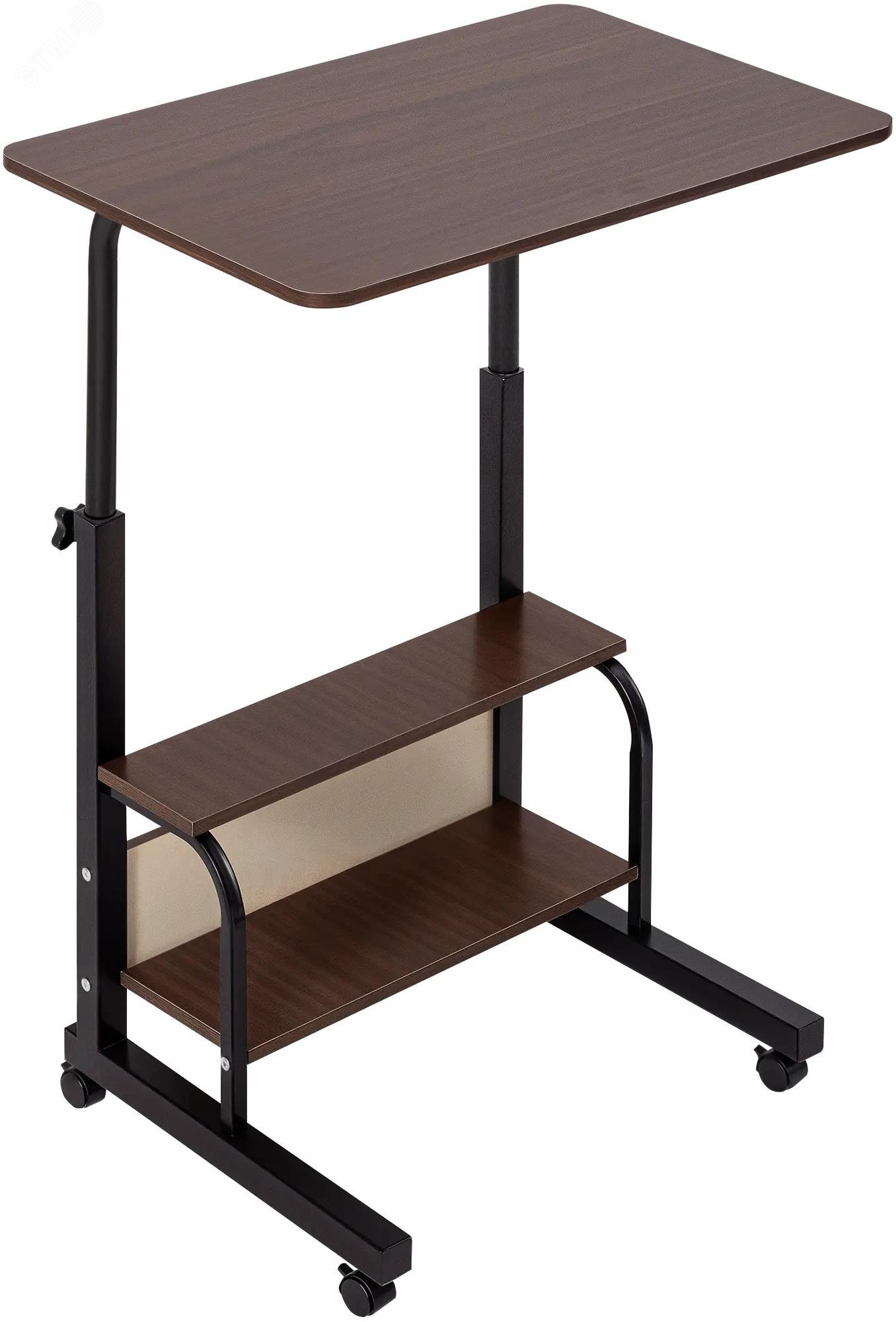 Изображение товара Стол журнальный Madar кор 60x40см с колесами и 2 полками