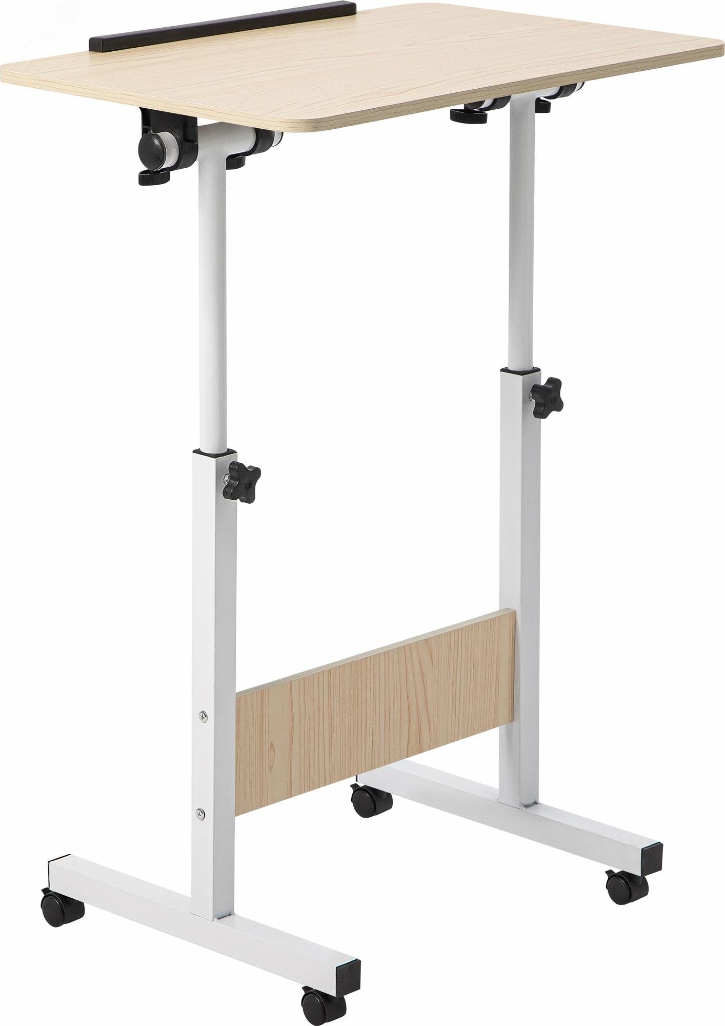 Изображение товара Стол журнальный Neran беж, 60х40см, В 67-87см, колеса (шт)