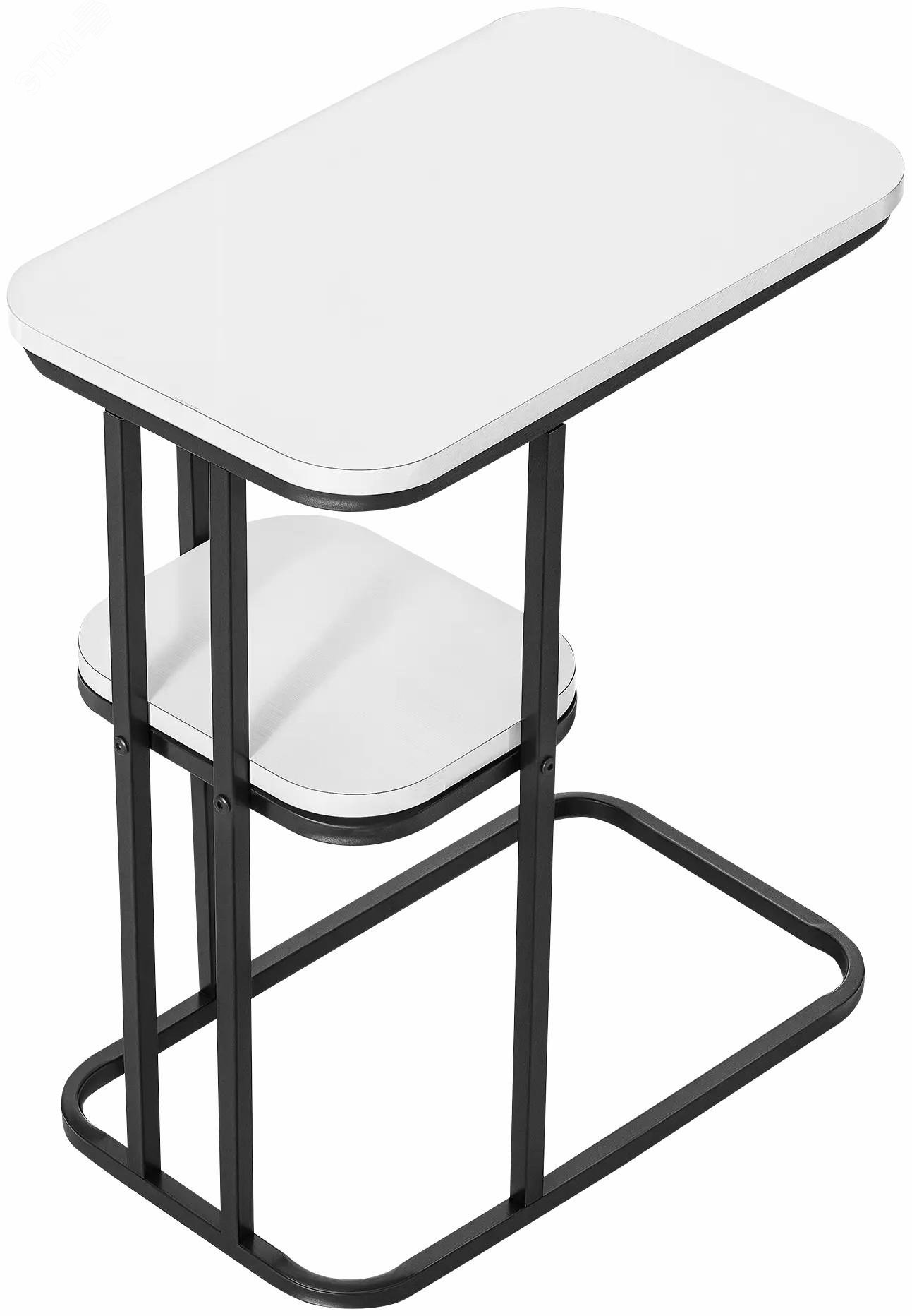 Изображение товара Стол журнальный Defender 64790 Минималистичный белый 50х30см 58см