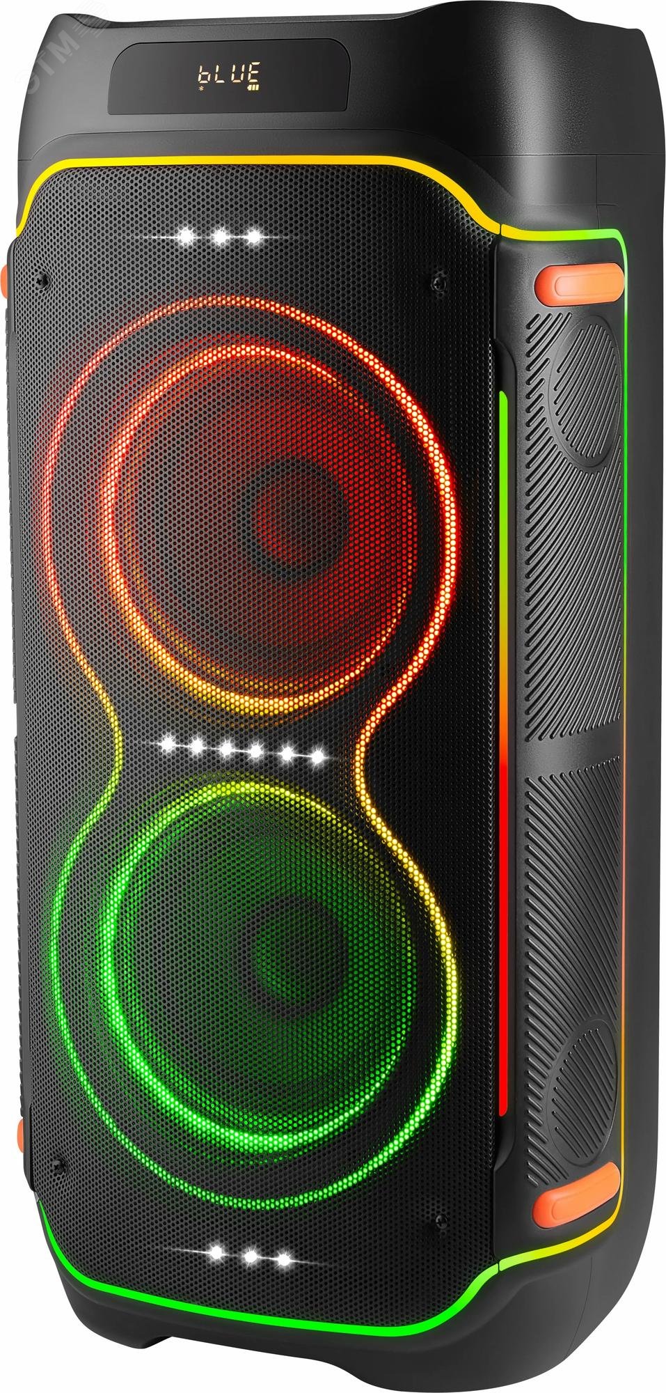 Изображение товара Колонка портативная Boomer 120 120Вт, BT/FM/TF/USB/MIC/Light (шт) Изображение товара Колонка портативная Boomer 120 120Вт, BT/FM/TF/USB/MIC/Light (шт)