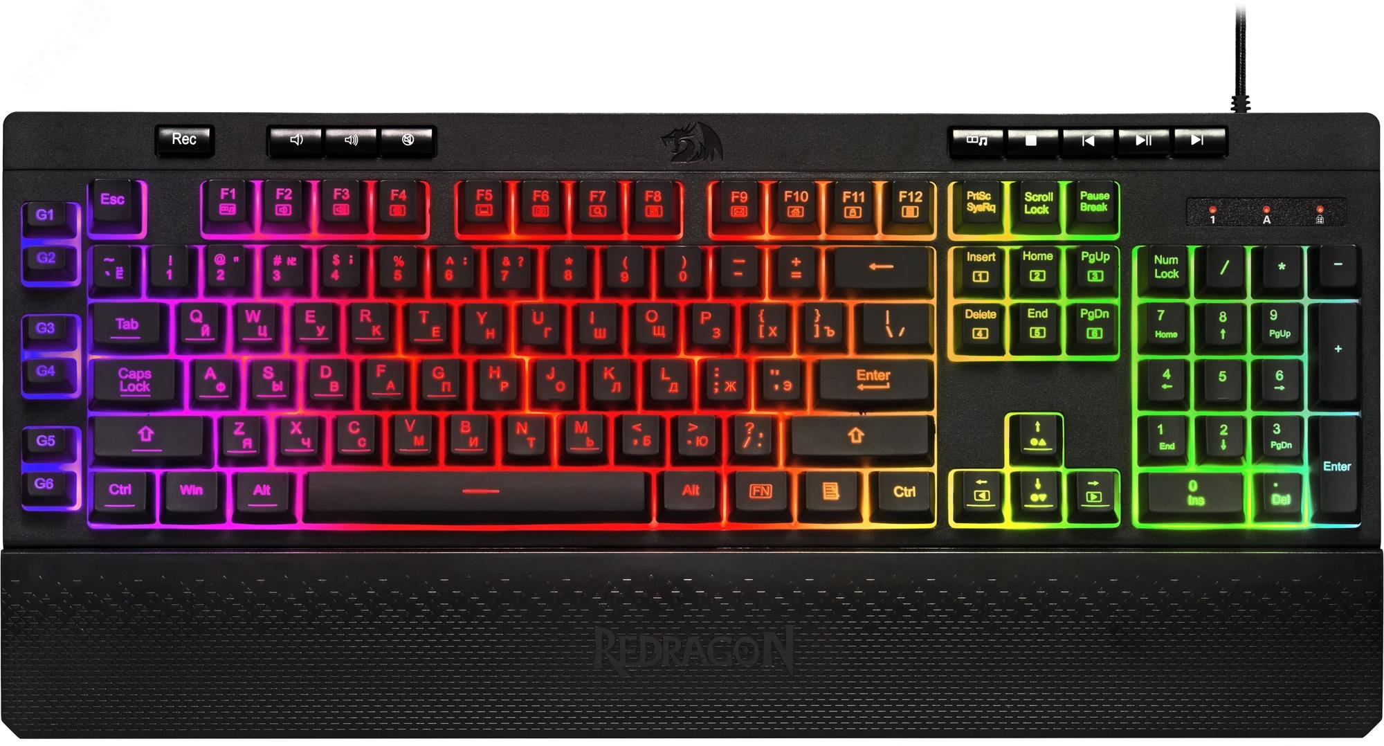 Изображение товара Клавиатура проводная игровая Shiva RU,RGB,26 anti-ghost,мембран. (шт) Изображение товара Клавиатура проводная игровая Shiva RU,RGB,26 anti-ghost,мембран. (шт)