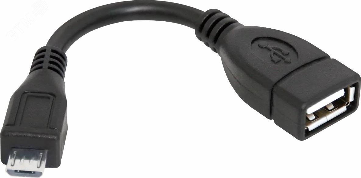 Изображение товара Переходник USB OTG microUSB(M)-USB(F), 8см (шт) Изображение товара Переходник USB OTG microUSB(M)-USB(F), 8см (шт)