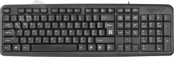 Изображение товара Клавиатура HB-420, полноразмерная, черный (шт)