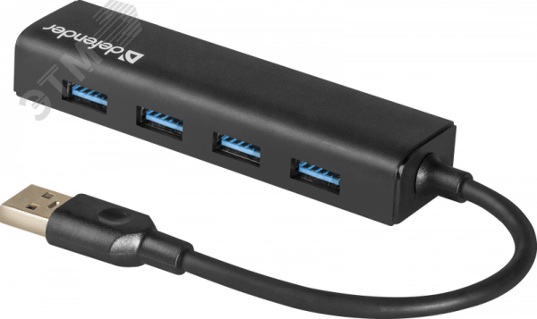 Изображение товара Разветвитель USB Quadro Express USB 3.0, 4 порта (шт) Изображение товара Разветвитель USB Quadro Express USB 3.0, 4 порта (шт)