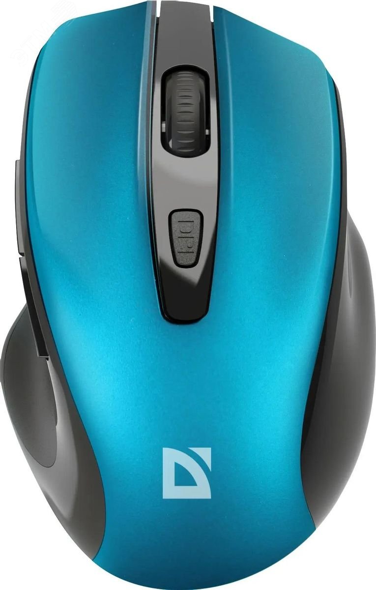 Изображение товара Мышь беспроводная Prime MB-053, оптическая, 6D, 800-1600dpi, бесшумные кнопки, бирюзовый (шт)