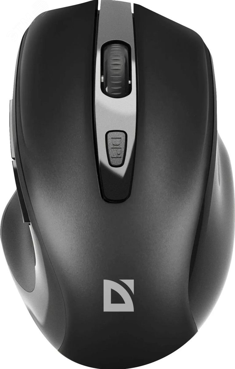 Изображение товара Мышь беспроводная Prime MB-053, оптическая, 6D, 800-1600dpi, бесшумные кнопки, черный (шт)