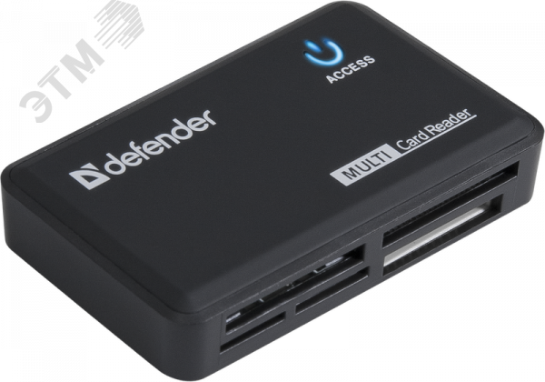 Картридер Optimus USB 2.0, 5 слотов 83501 Defender - превью