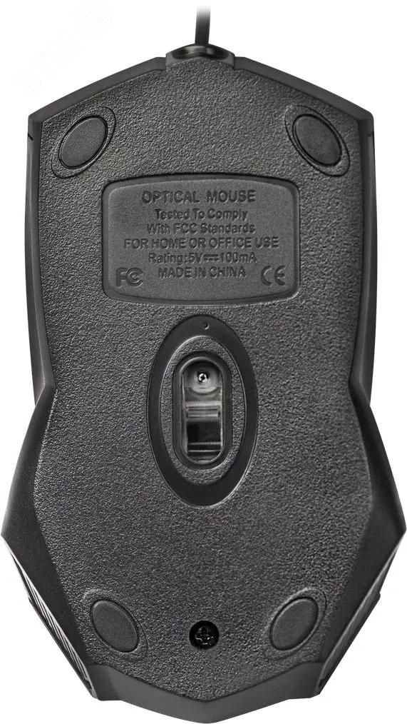 Мышь Guide MB-751 оптическая, 3 кнопки, 1000 dpi, черный 52751 Defender - превью 4