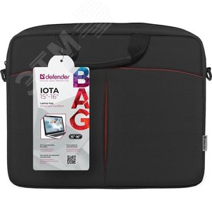 Сумка для ноутбука IOTA 15'' - 16'' черный, карман 26007 Defender - 4