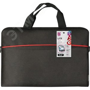 Сумка для ноутбука Lite 15.6'' черный, карман 26083 Defender - 7