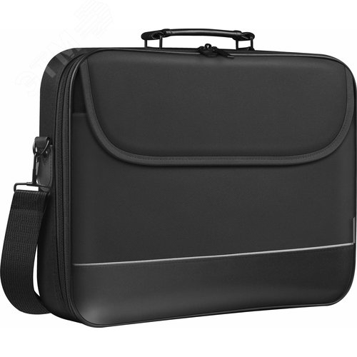 Изображение товара Сумка для ноутбука Ascetic 15'' - 16'' черный, жесткий каркас, карман (шт)