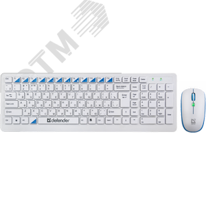 Комплект клавиатура + мышь беспроводной Skyline 895, белый