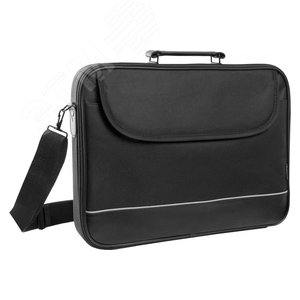Сумка для ноутбука Ascetic 15'' - 16'' черный, жесткий каркас, карман 26019 Defender