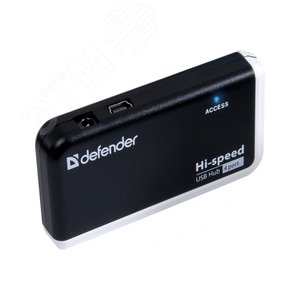 Разветвитель USB Quadro Infix USB 2.0, 4 порта 83504 Defender - 3