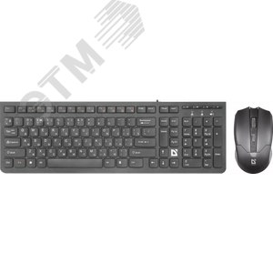 Комплект клавиатура + мышь беспроводной Columbia C-775, черный