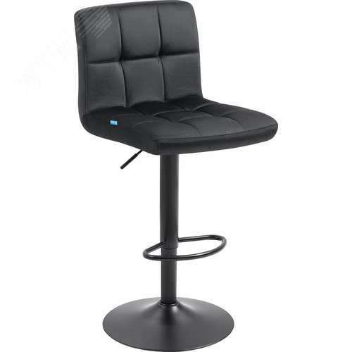 Изображение товара Стул барный City черный, барный, велюр, 1класс (шт)