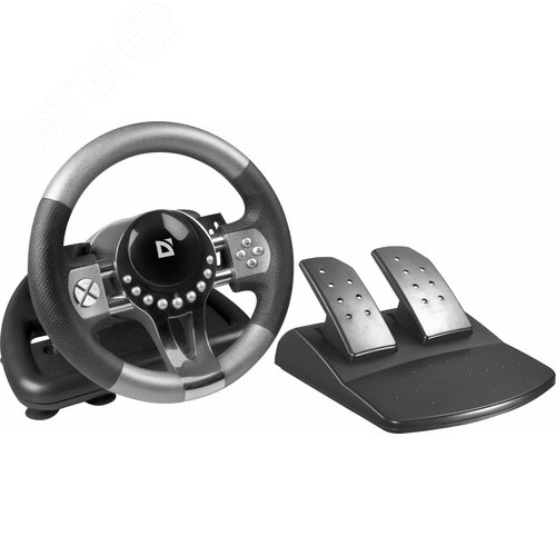 Изображение товара Руль игровой Forsage GTR USB, 12 кнопок, рычаг передач (шт)
