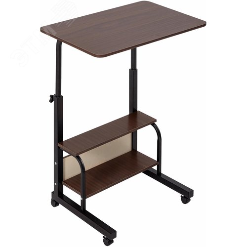 Изображение товара Стол журнальный Madar кор, 60х40см, колес, 2полки, до87 (шт)