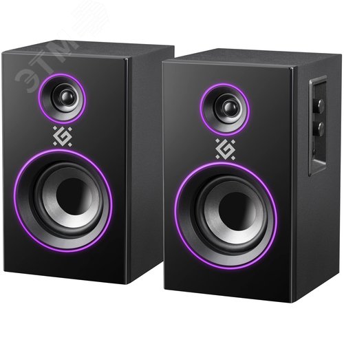 Изображение товара Акустическая 2.0 система Solar 20, подсветка, Bluetooth, 20 Вт, 200-18000 Гц, черный (шт)