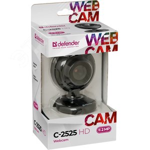 Веб-камера C-2525HD 2 МП, кнопка фото 63252 Defender - 3