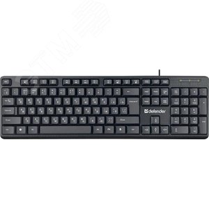 Изображение товара Клавиатура Daily HB-162 RU, 104 кнопки +FN, 1.8м, черный (шт)