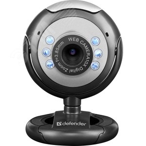 Веб-камера C-110 0.3 МП, подсветка, кнопка фото 63110 Defender - 2