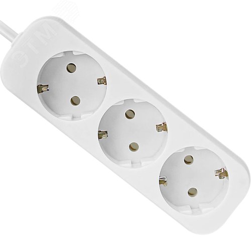 Изображение товара Удлинитель с заземлением E350 5.0 м, 3 розетки (шт)