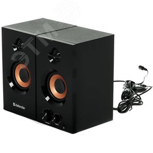 Изображение товара Акустическая система 2.0 Aurora S20 20 Вт, деревянный корпус, 230В (шт)