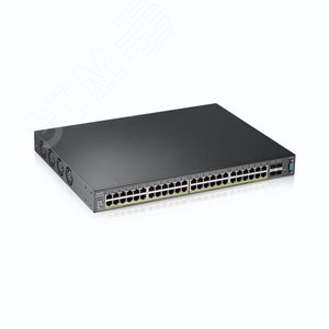 Коммутатор управляемый L3 PoE 48 портов 10/100/1000 Мб/с, 4хSFP+, 375 ...