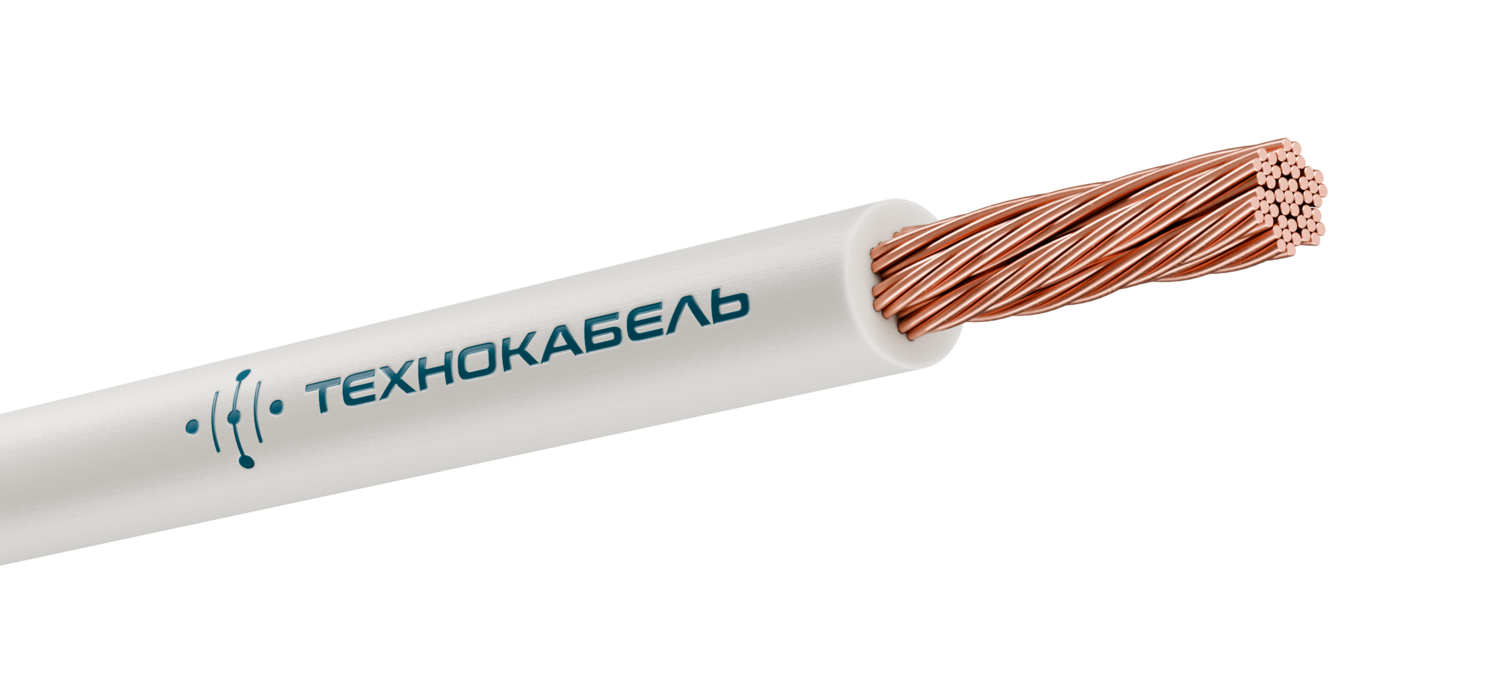 Провод силовой ПуГВнг(А)-LS 1х10 белый ТРТС