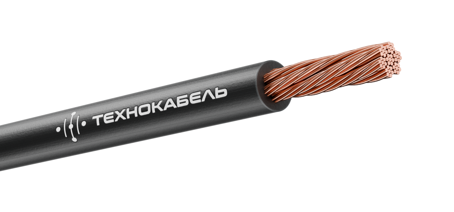 Провод силовой ПуГВнг(А)-LS 1х4 черный ТРТС