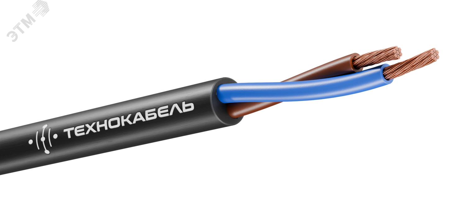 Изображение товара Провод ПВСнг(А)-LS 2х2,5 ч ТРТС для подключения электрических приборов