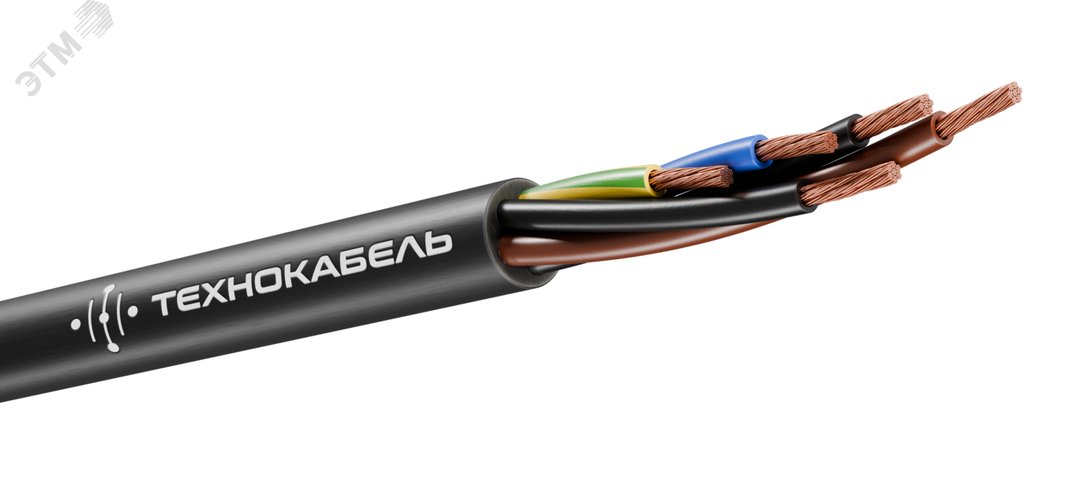 Изображение товара Провод ПВСнг(А)-LS 5х1,5, кабель для бытовых и промышленных нужд 100 м