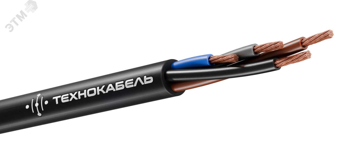 Изображение товара Кабель силовой КГТП-ХЛ 4х6(N) 380/660-3 ТРТС (м)